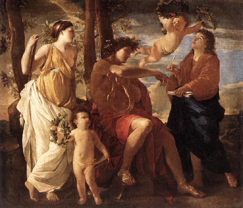 Nicolas Poussin Inspiration of the Poet